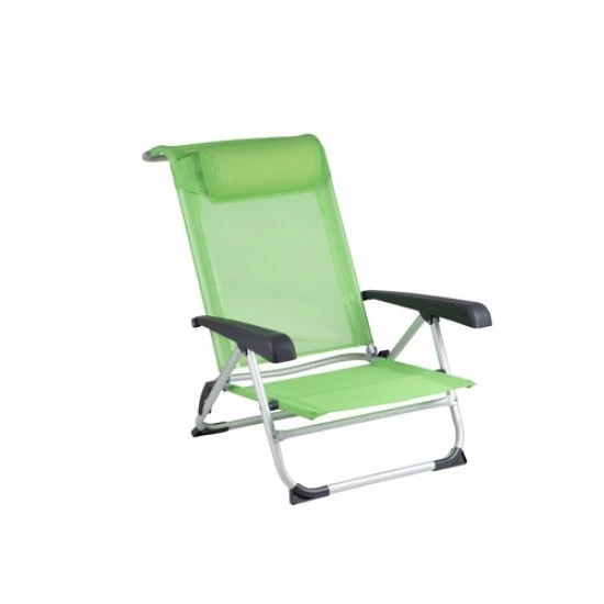 Red Mountain Strandstoel Aluminium Deluxe Groen 1 Red Mountain Strandstoel Aluminium Deluxe Groen