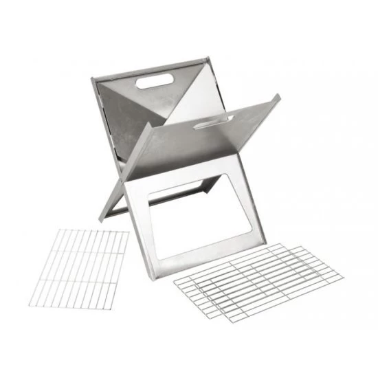 Bo-Camp Barbecue Notebook Medium Charcoal Stainless Steel 2 Bo-Camp Barbecue Notebook Medium Charcoal Stainless Steel - Image 2