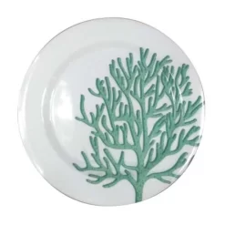 Sunvibes Plate Large Melamine Corail 6 Pieces