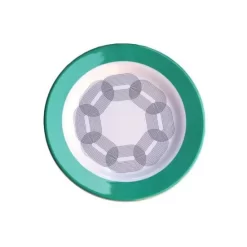 Sunvibes Plate Small Melamine Maillon 6 Pieces