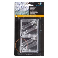 Tablecloth Clamps Transparent 4 Pieces Plastic