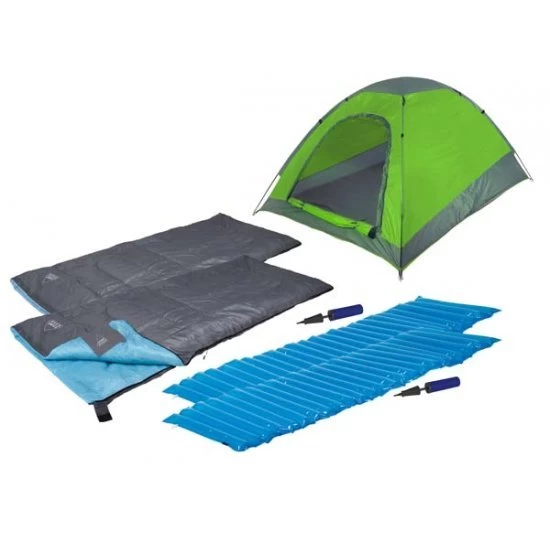Tent En Slaapzak Combideal - Festival Pakket 2 Persoons 1 Tent En Slaapzak Combideal - Festival Pakket 2 Persoons