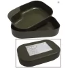 Mil-Tec OD 2-PC Camp-A-Box PVC Mess Kit