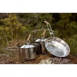 Primus CampFire Cookset Stainless Steel Small 6 Primus CampFire Cookset Stainless Steel Small -Camping Online Store p738002 campfire cookset small lisalowenborg 2015 1 550x550 1